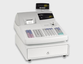 Sharp cash registers,Sharp epos, till, Stock control